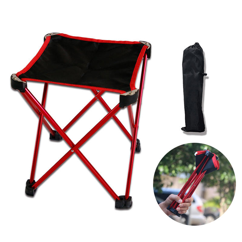 Портативный складной стул для отдыха на открытом воздухе из алюминия для пикника на пляже, максимальная нагрузка 90 кг