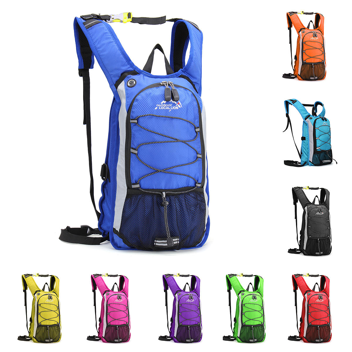 CAMTOA Outdoor-Paket wasserdichter Nylon-Schultertasche zum Fahrradfahren, Klettern, Wandern und leichten Rucksack.