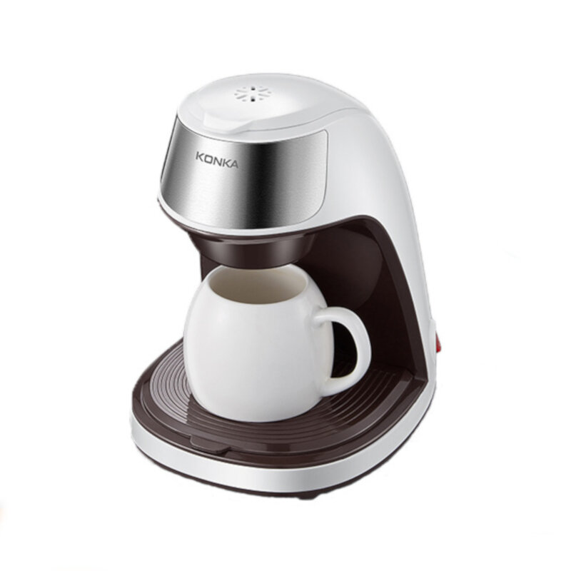 

KONKA KCF-CS2 Coffee Maker 450W 300ml Small Drip Coffee Machine Multi-Function Semi-Automatic Tea Maker