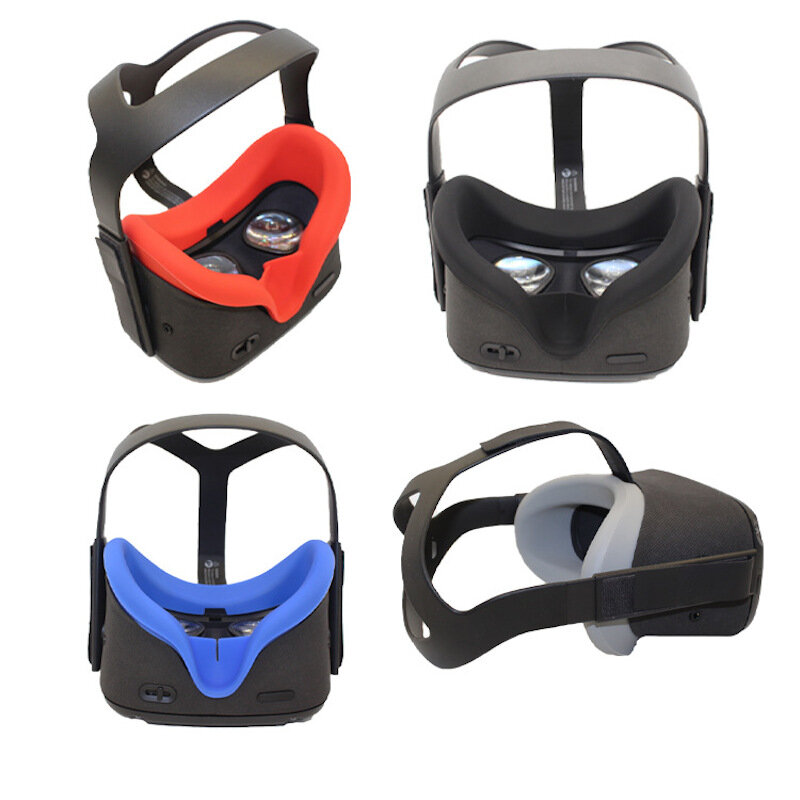 Siliconen gezichtsmasker Zweetbestendig vervangend oogmasker voor Oculus Quest for Rifts VR-bril