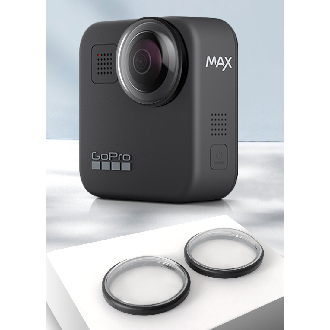 Voor GoPro Max. Beschermingslens UV Filter Antikraslens Accessoires voor voor- en achtercamera