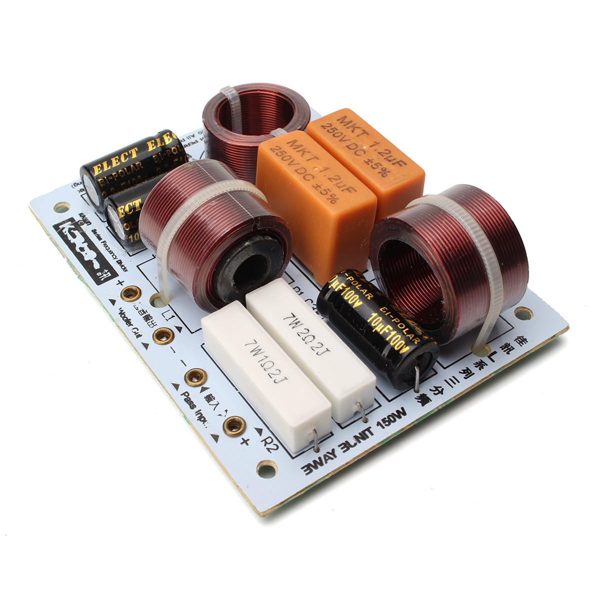 

1 шт.L-380C 3-полосный Hi-Fi динамик с делителем частоты, кроссовер, модуль фильтров