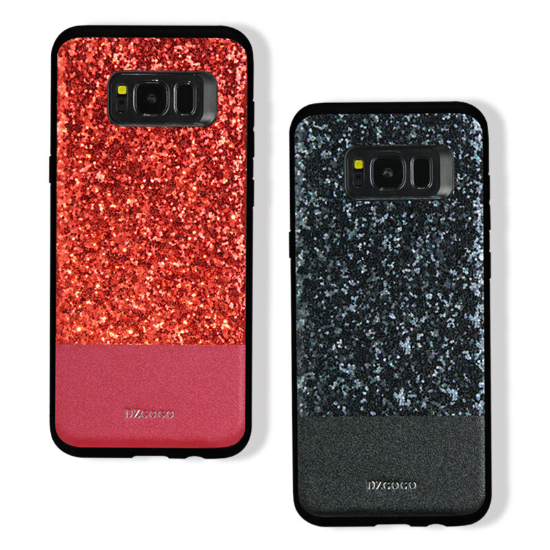 

DZGOGO Diamond Bling PU Leather Protective Case for Samsung Galaxy S8