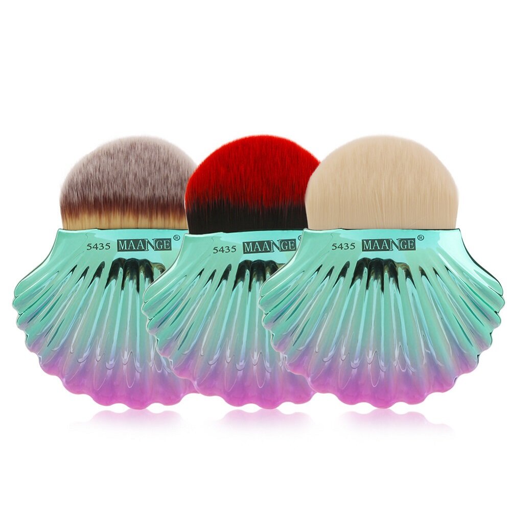 Image of 1 Stck Big Shell Powder Brush Foundation Make-up Pinsel Damen Kosmetische Werkzeuge
