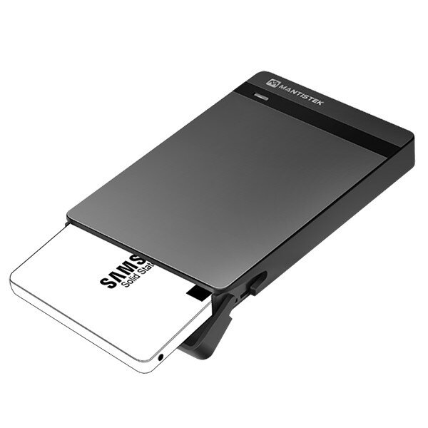 MantisTek®Mbox2.5 USB 3.0 SATA III HDD SSDハードドライブエンクロージャ外部ケースサポートUASP