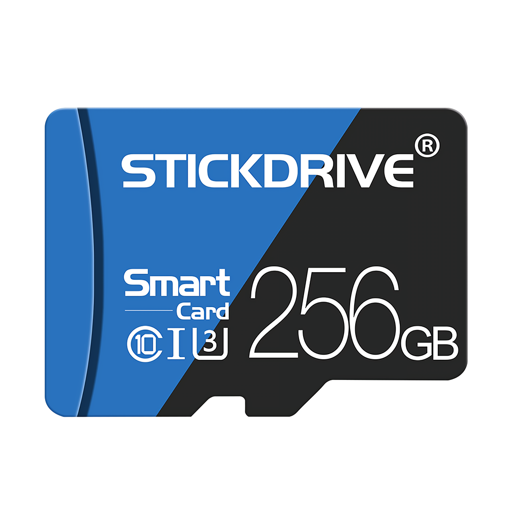 Stickdrive CLASS10 U3 U1 TF-geheugenkaart 32G 64G 128G 256G Hoge snelheid TF Flash-kaart met SD-adap