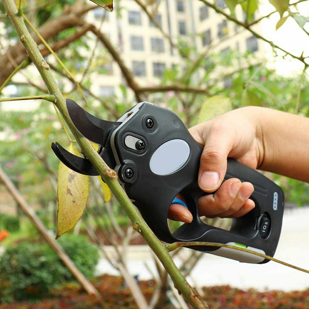 Automatic Cordless Pruner Rechargeable Scissors Pruning Shears Electric Tree Garden Tool Branches Pr
