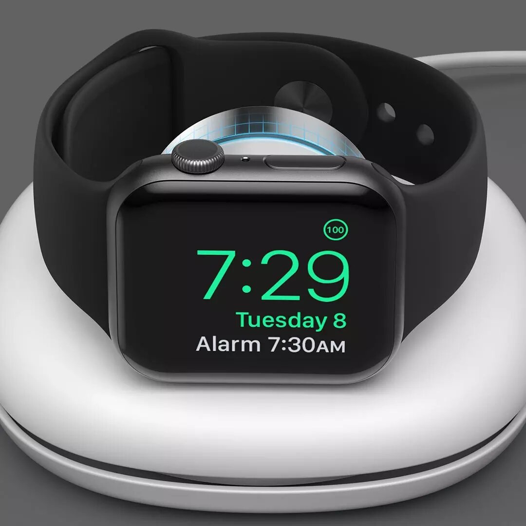 Bakeey折りたたみ式ワイヤレス充電器充電ドック（Apple Watch用）USB-Cコネクタ付きMFi認定Apple Watchシリーズ1/2/3/4/5/6