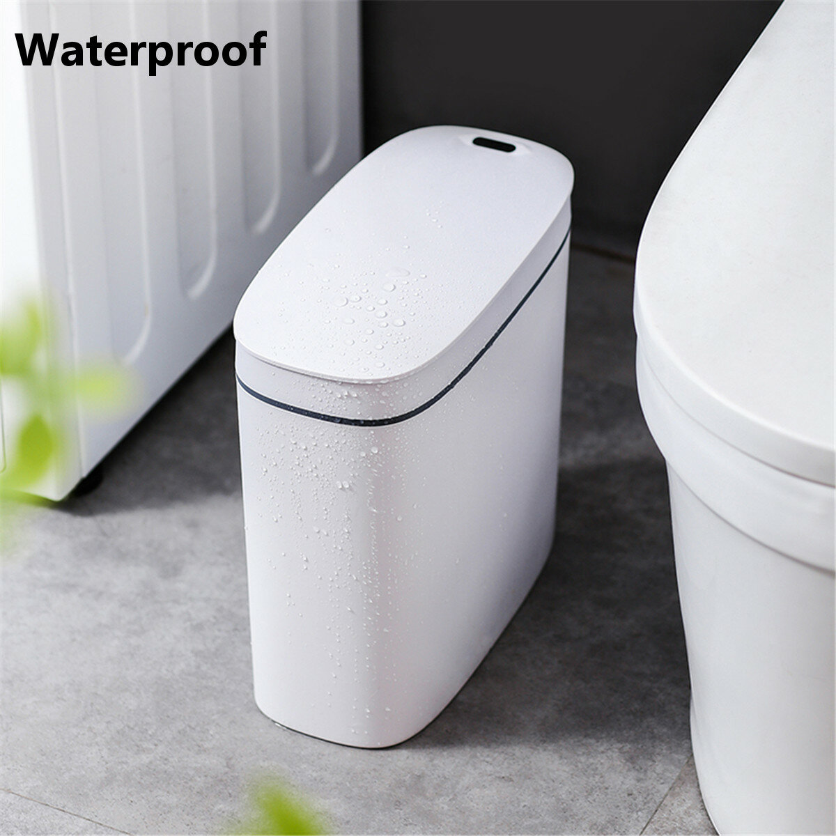 Smart Trash Can Touch Free Automatic Sensor Waste Bin 14L for Office Kitchen