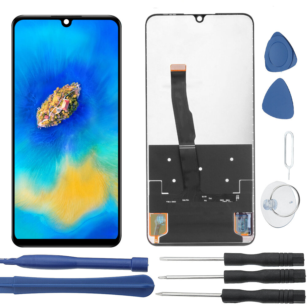 

Full Assembly No Dead Pixel LCD Display+Touch Screen Digitizer Replacement+Repair Tools For Huawei P30 Lite MAR-LX1M MAR