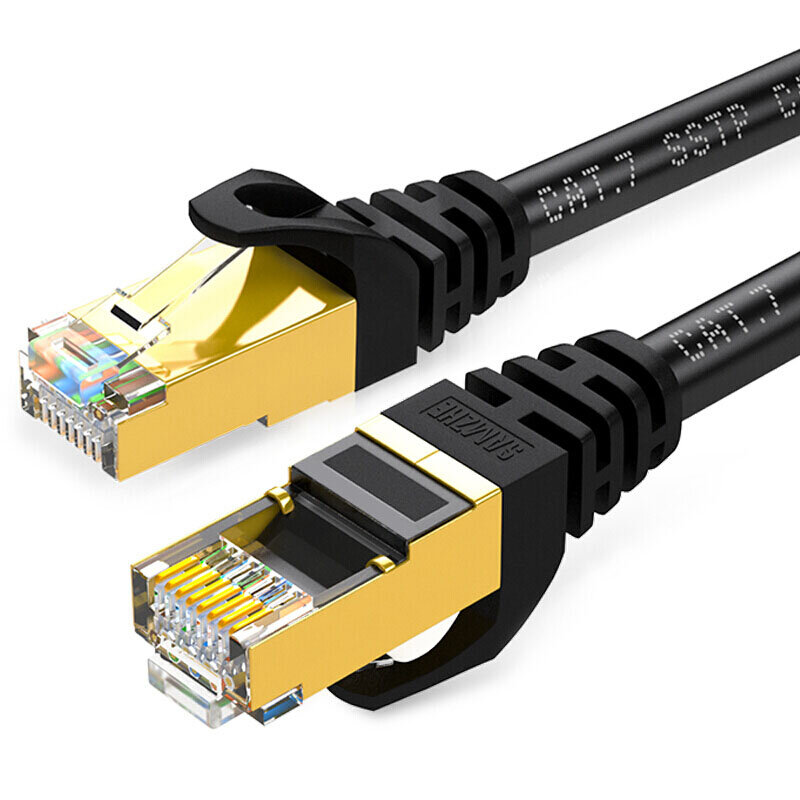 SAMZHE 10Gbps Cat 7 SSTP RJ45 Ethernet Patch Cable Networking Lan Cable