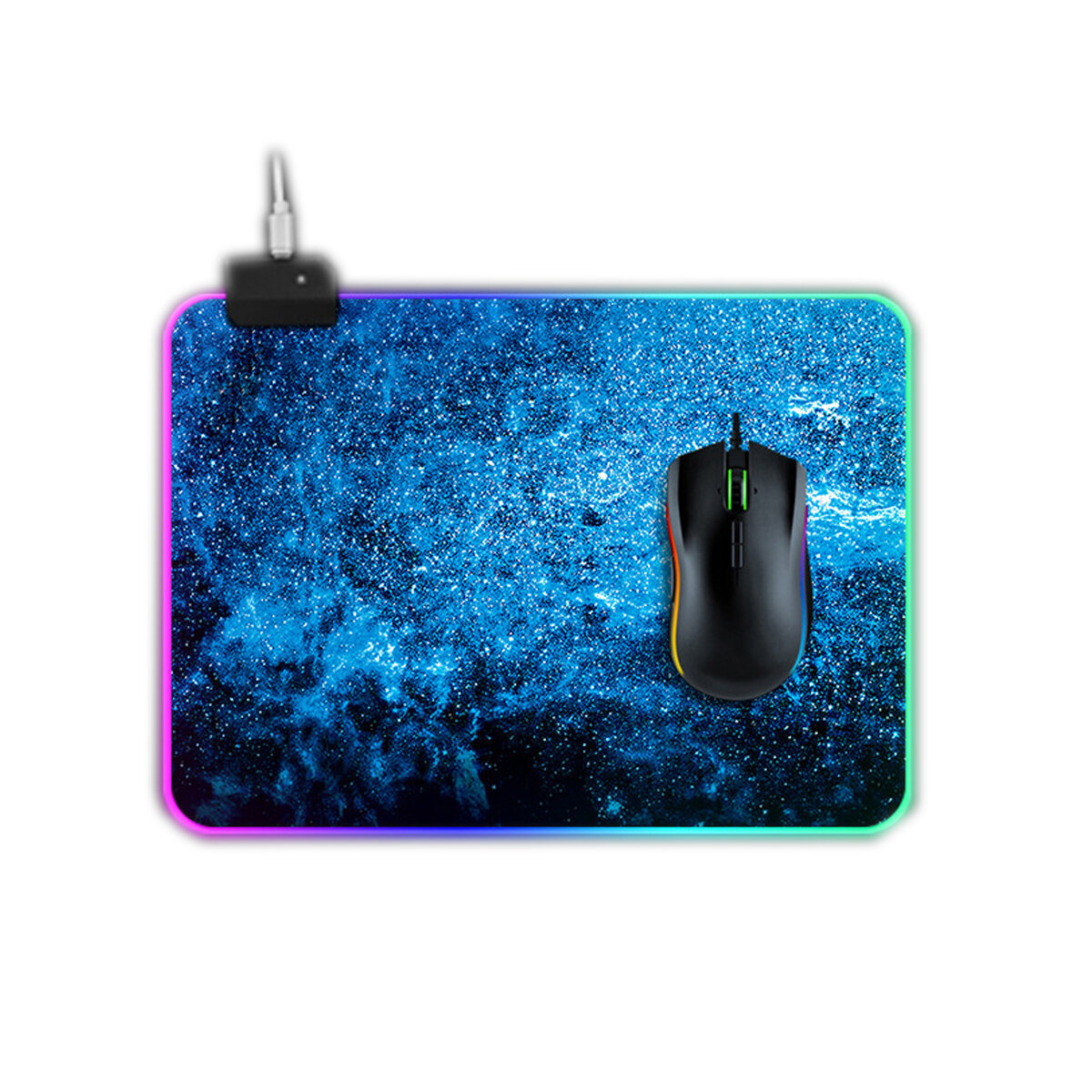 best price,starry,sky,oversized,slip,thickened,mouse,pad,rgb,discount