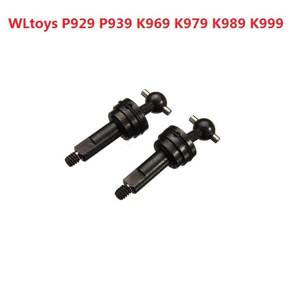 

WLtoys 2PCS Metal Dog Bone Transmission Shaft For P929 P939 K979 K989 K999 K969 1/28 Car Parts