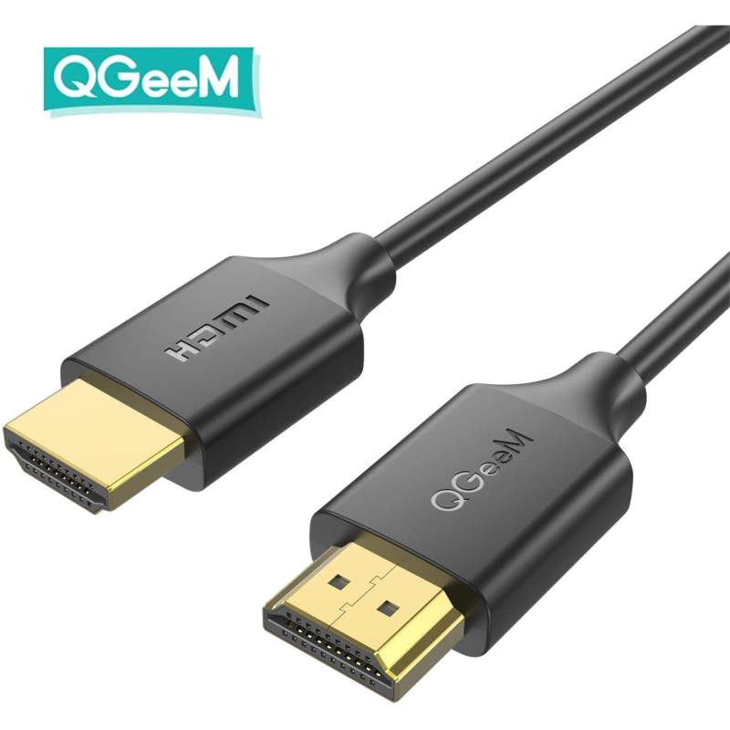 

QGeeM QG-AV16 4K HDMI к HDMI 2,0 кабель-адаптер HDMI разветвитель цифровой Провод шнур для ноутбуков Xiaomi Xbox Serries