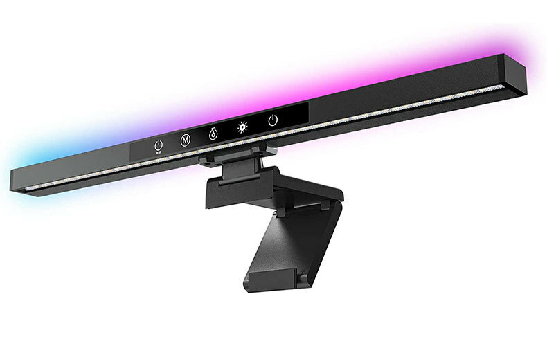 RGB Gaming Monitor Light Bar Touch / bluetooth Wireless Remote Control Color Temperature Eye Protection Anti-Glare USB L