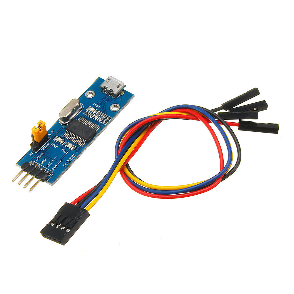 

PL2303 USB To UART TTL Converter Mini Board LED TXD RXD PWR 3.3V/5V Output Serial Module