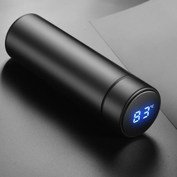 500ml Vacuum thermos LCD Temperature Display Water Bottle Stainless Steel Double Wall Insulated Cup