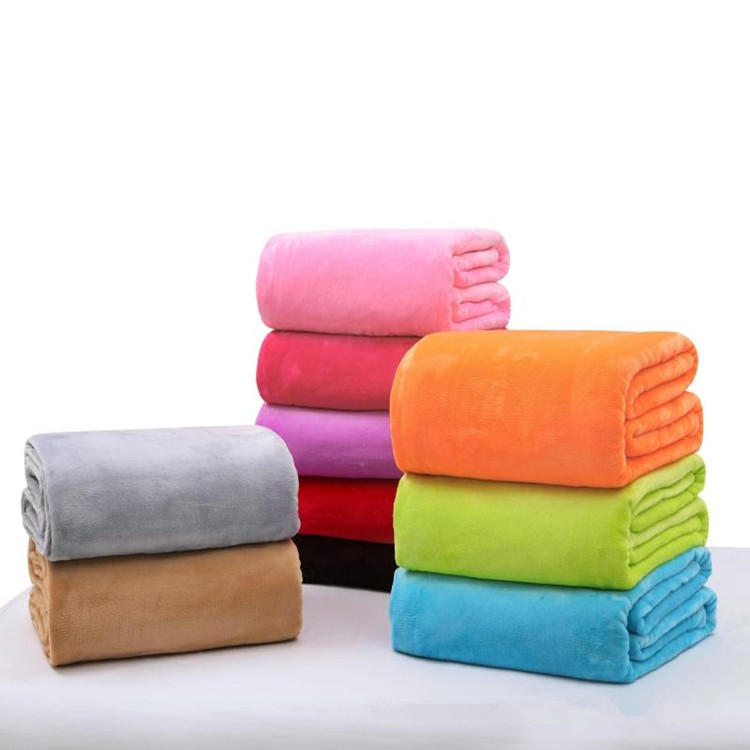 Reis warm fluwelen deken van 27,6x39,4 inch, dubbelzijdig en geschikt voor gebruik in geklimatiseerde kamers.