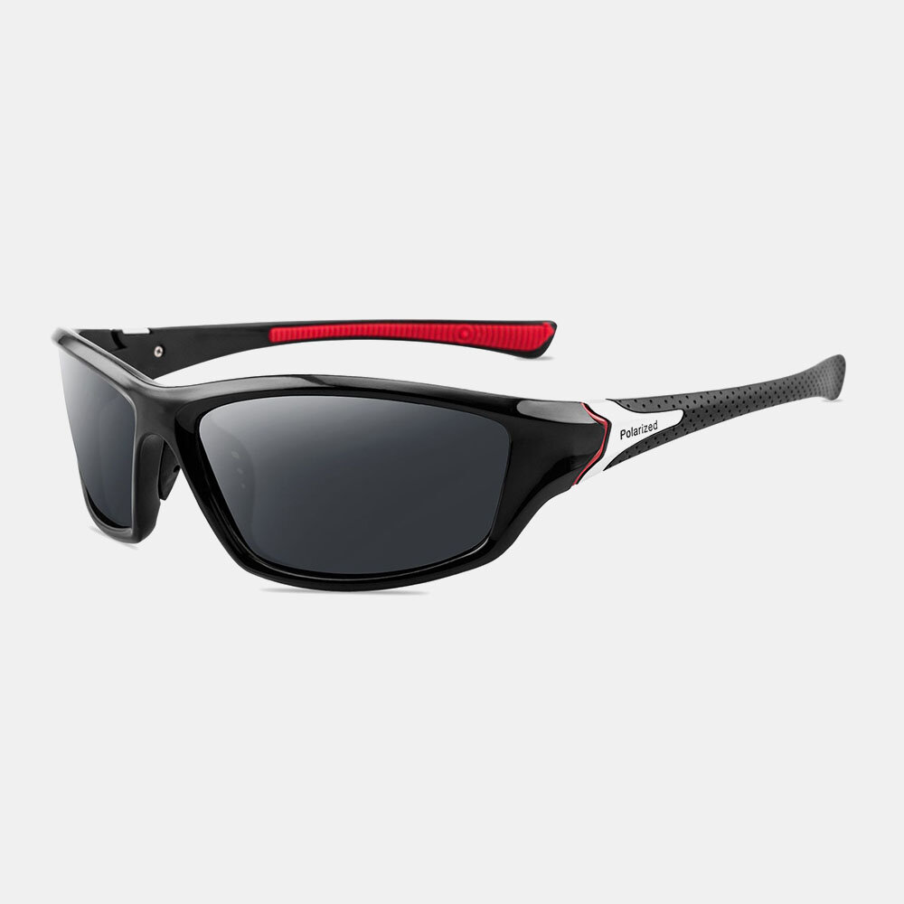 Heren Full Frame Retro Outdoor Riding Driving Glasses Gepolariseerde nachtzicht zonnebril