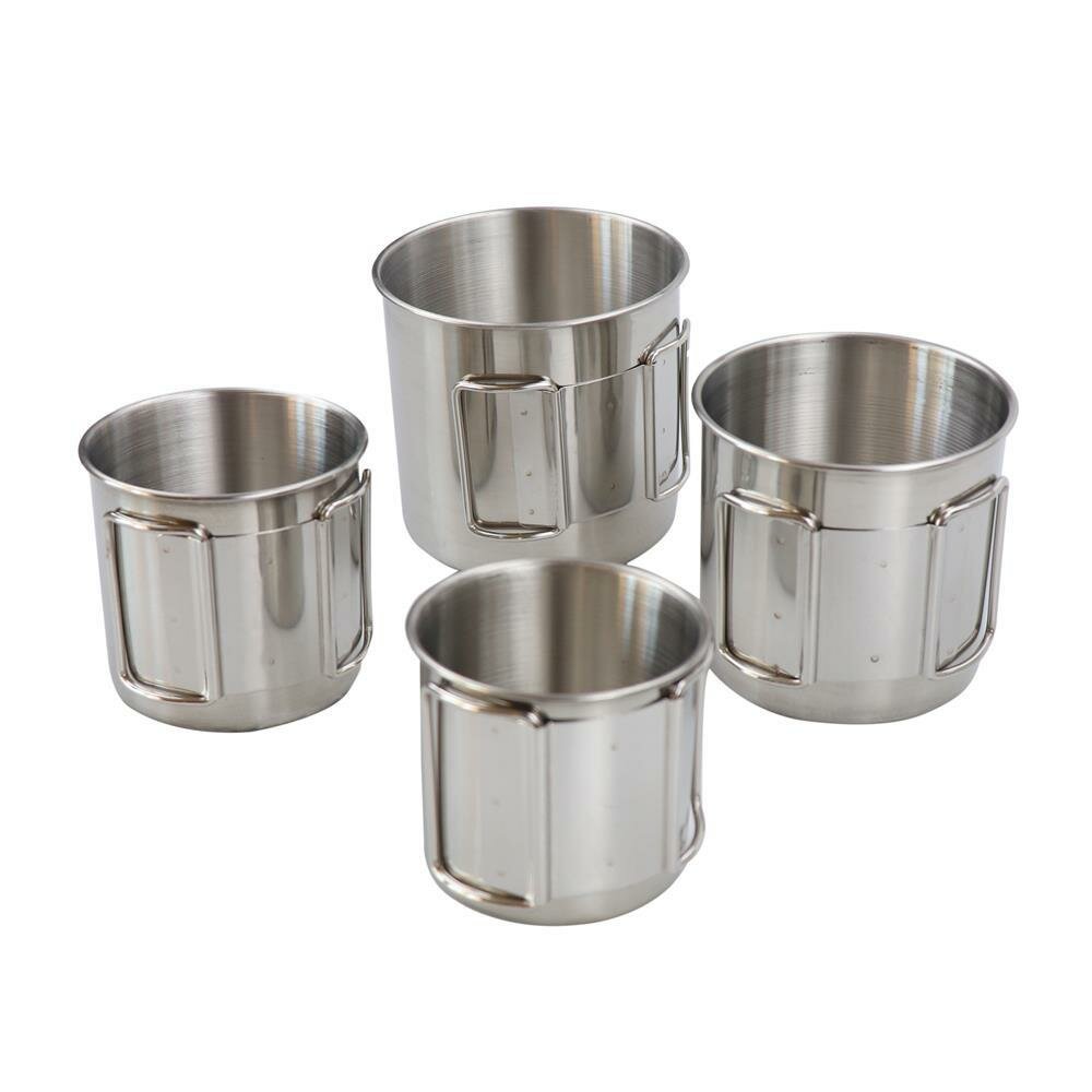 IPRee® Folding Cup Coffee Mug Portable Drinking Mugs Outdoor Campig Picnic BBQ Tableware with Storage Bag