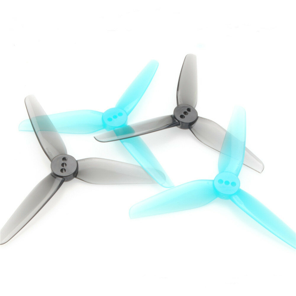 2Pairs HQProp HeadsUp Tiny T3*1.8*3 3-Blade 3Inch Propeller (2CW+2CCW) Poly Carbonate 2MM