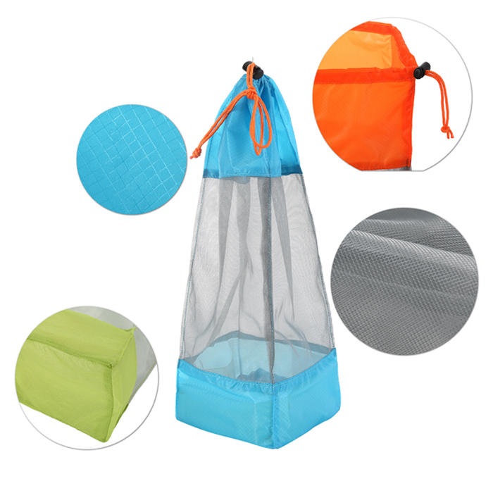 Multi Size Portable Outdoor Camping Ultralight Mesh Stuff Sack Drawstring Storage Bag