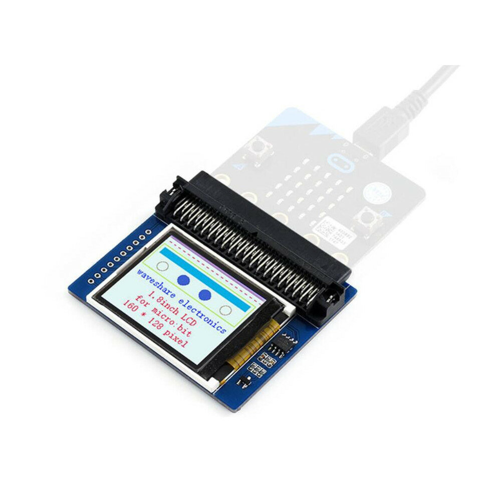 Waveshare? micro: bit microbit 1,8 inch LCD-display uitbreidingskaart Module ondersteuning voor Ardu