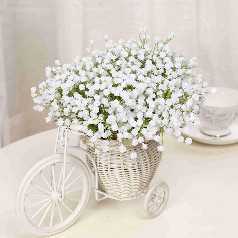 

Single Branch Baby's Breath Artificial Flowers Fake Flower for Home Wedding Decoration Shooting Props
