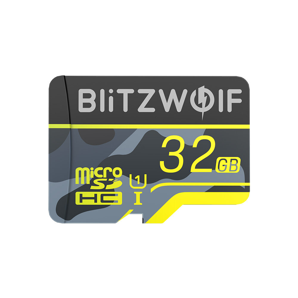 

BlitzWolf®BW-TF3 Memory Card with Adapter C10 U3 Micro SD Card 64GB Smart Card TF Card 32/64/128/256GB for Camera UAV Re