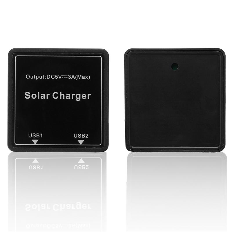 DIY بها بنفسك صندوق الأسلاك الشمسية 5-20 فولت إلى 5V 3A منظم الشمسية مزدوجة USB صندوق تقاطع للوحة الشمسية