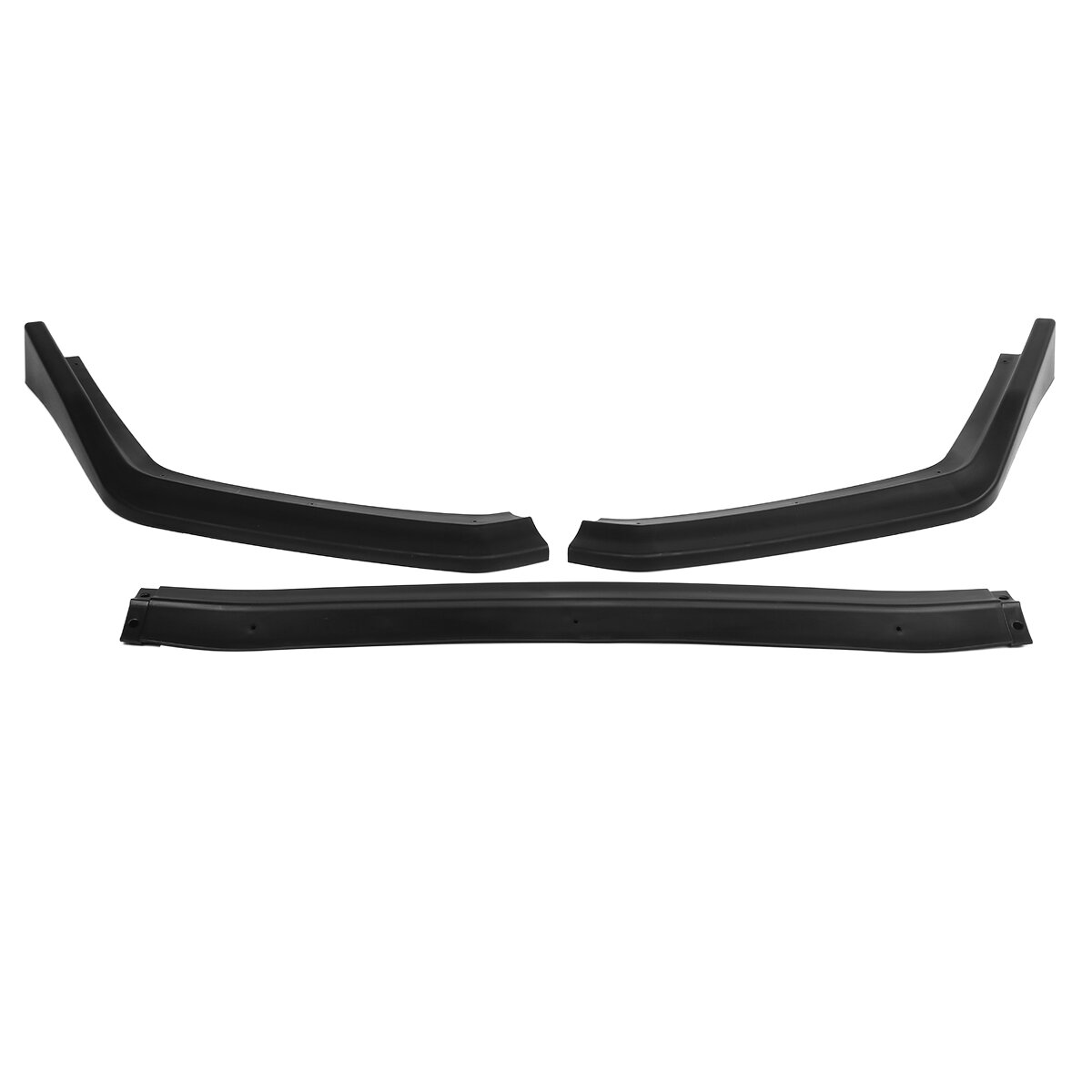 3Pcs Front Lip Chin Bumper Body Kits Matte Black For Subaru WRX STI 2015-2019