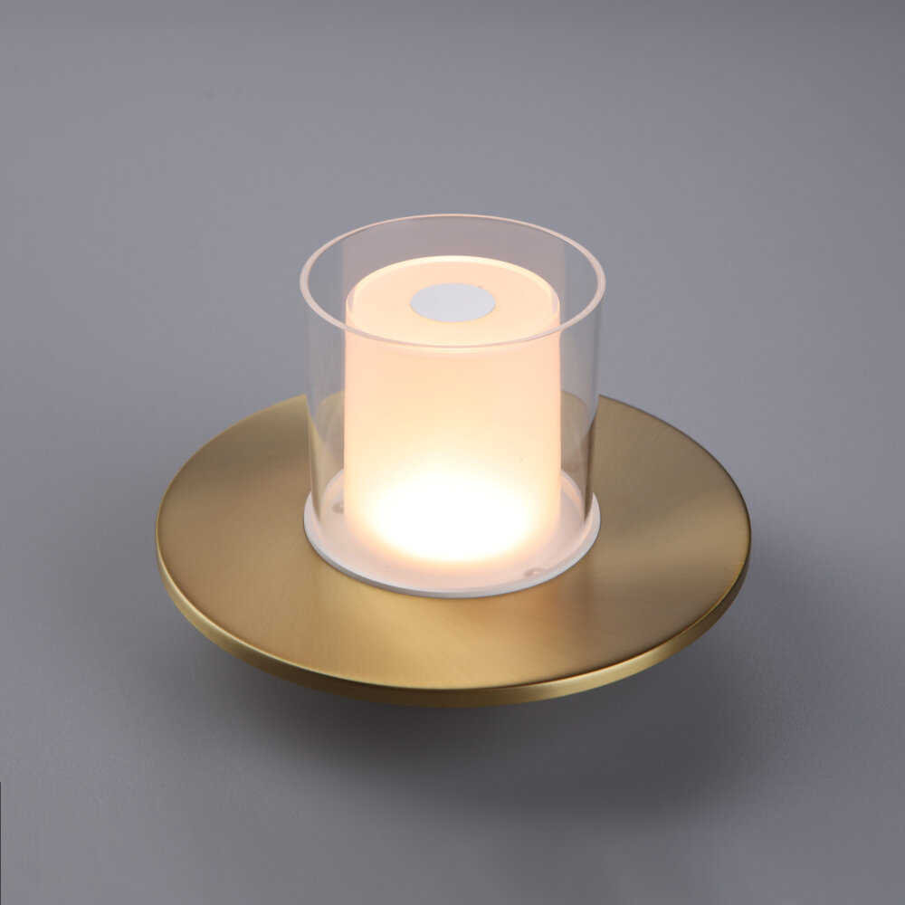 Control Stepless Dimming Table Lamp, Candle Table Lamps Brass