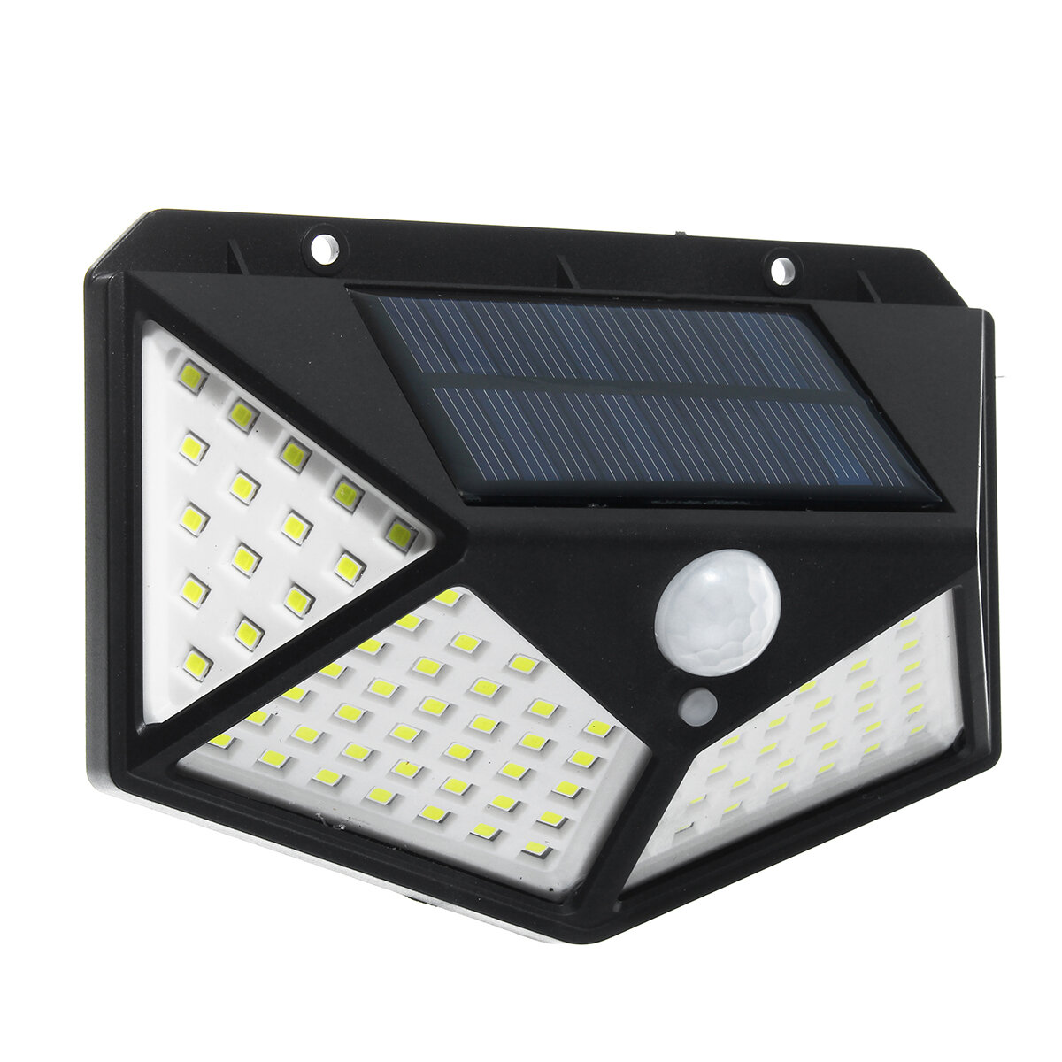 

100 LED Солнечная Питание Водонепроницаемы IP65 PIR Движение Датчик Солнечная Освещение На открытом воздухе Сад Лампа