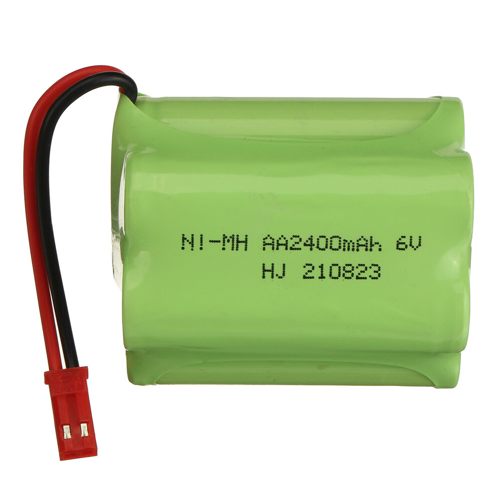 

HJ 6V 2400mAh AA NIMH Battery JST/SM Plug for RC Car
