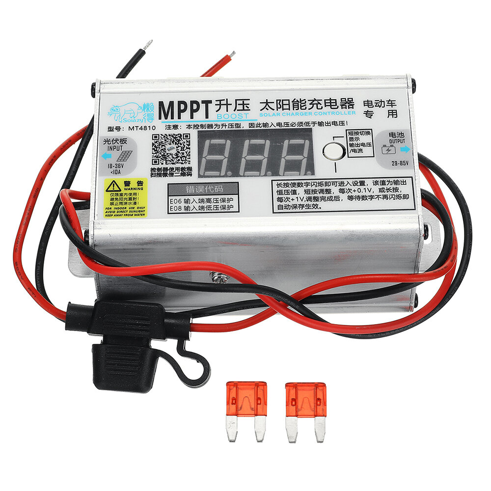 Boost MPPT Solar Controller voor 24V 36V 48V 60V 72V Batterij Solar Elektrische Voertuig Step-up voo