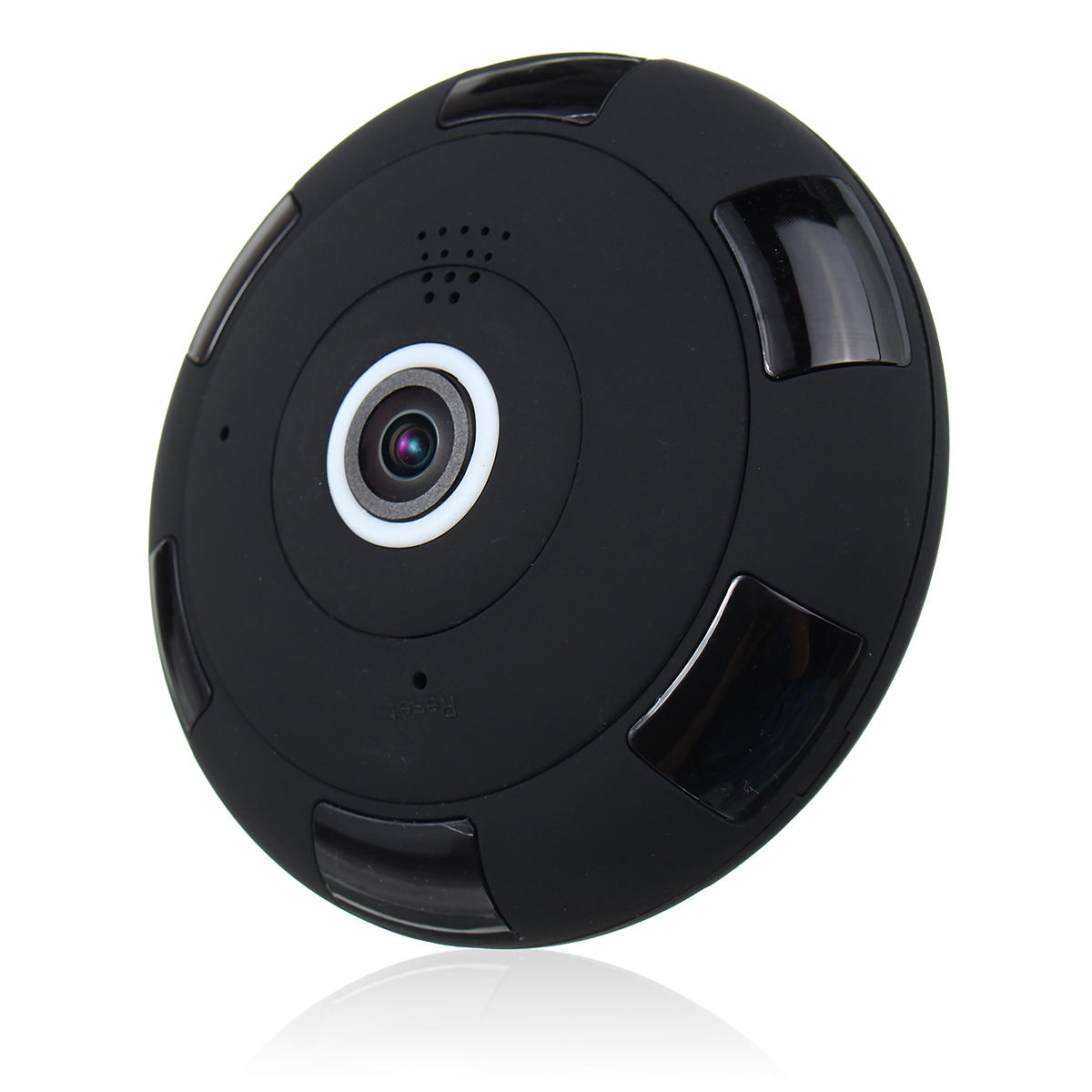 Black Fisheye Panoramic Vr Ip Camera Wifi Wireless 360 Degree 3d 1