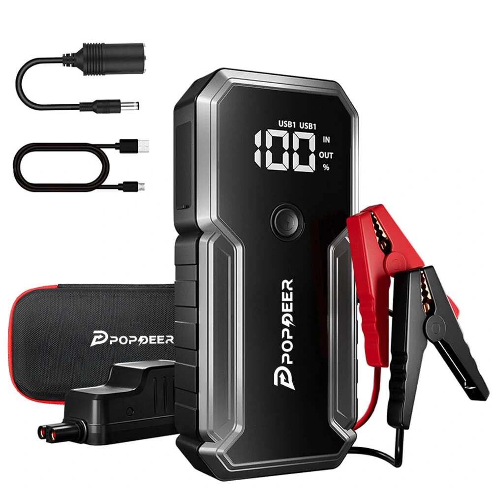 Preorder POPDEER PD J02 23800mAh 3000A Jump Starter with QC 3.0 Fast Charging for 10.0 Gas 8.0L Diesel