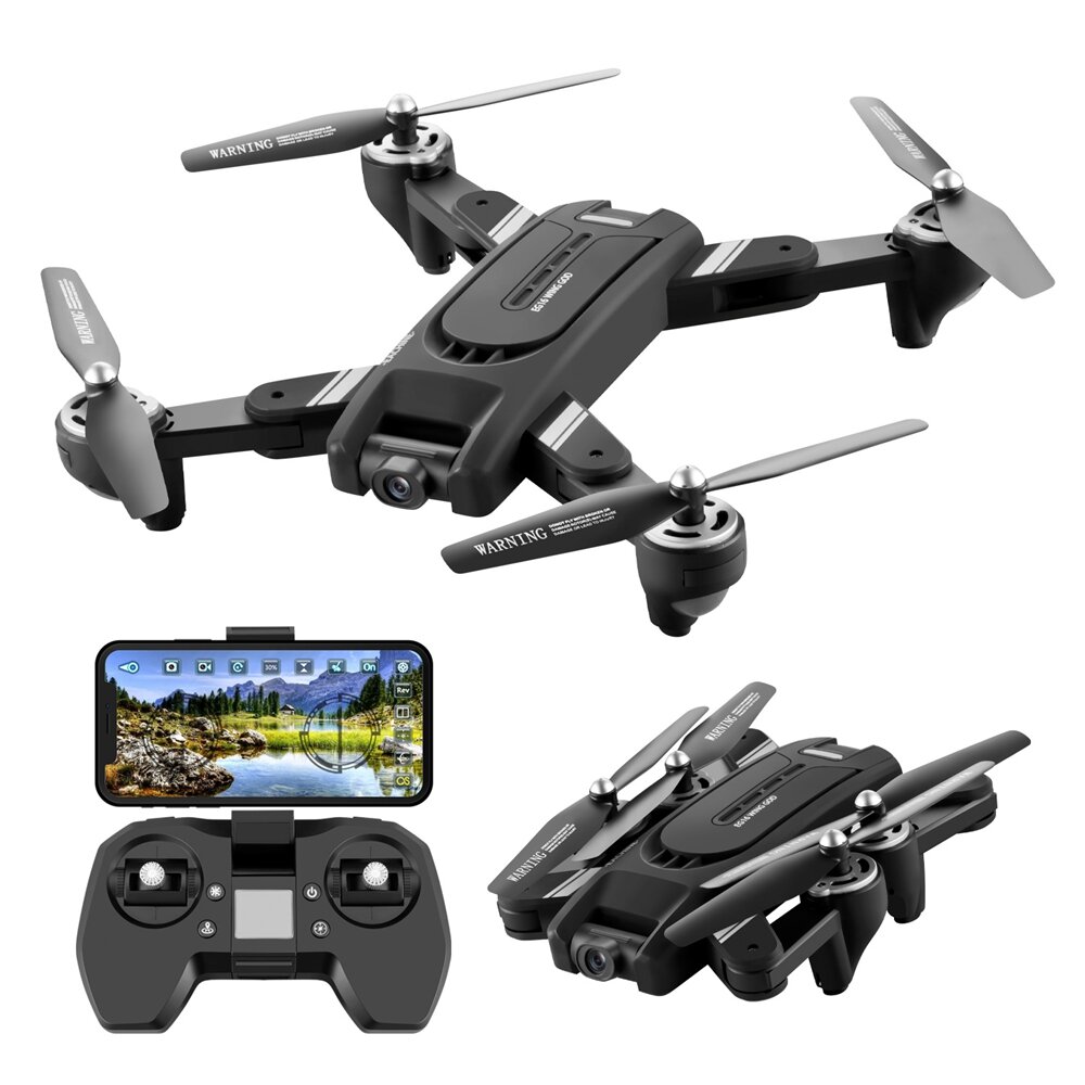 Image result for Eachine EG16 WINGGOD GPS 5G WiFi FPV with 4K HD Camera Optical Flow Positioning Dual Lens RC Drone Quadcopter RTF - One Battery