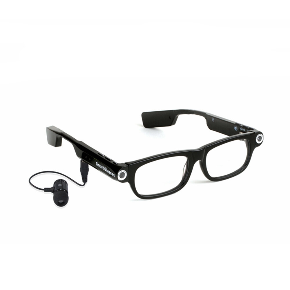 SPARDAR V3 720P HD 8G Video Smart Glasses bluetooth Sports Transparent Lenses (V3) Camera Multi-Function Goggles
