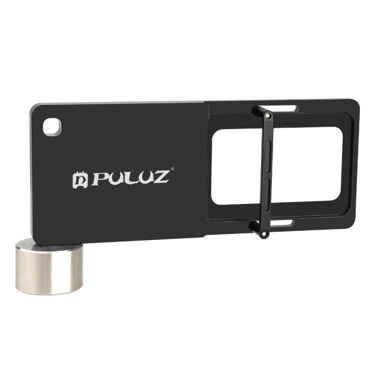PULUZPU526B携帯電話ジンバルスイッチマウントプレートアダプターハンドヘルドスタビライザークランプGoProHERO9ブラック/ HERO8ブラックに対応