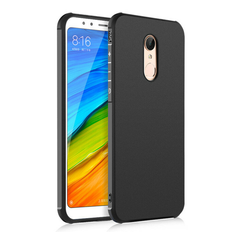 Bakeey Matte Shockproof Silicone Back Cover Protective Case for Xiaomi Redmi 5 Non-original