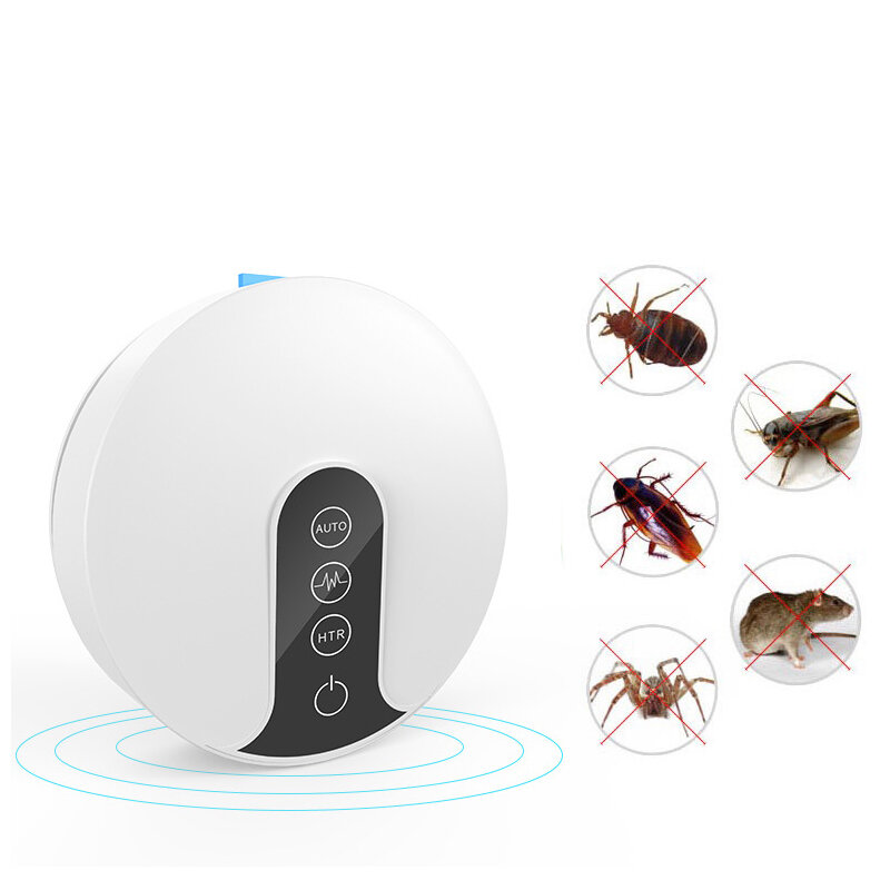 5V 10W Ultrasónico Eléctrico Mosquito Disipador Repelente Insecto ratón Zapper Pest Trampa Electrónica Gato