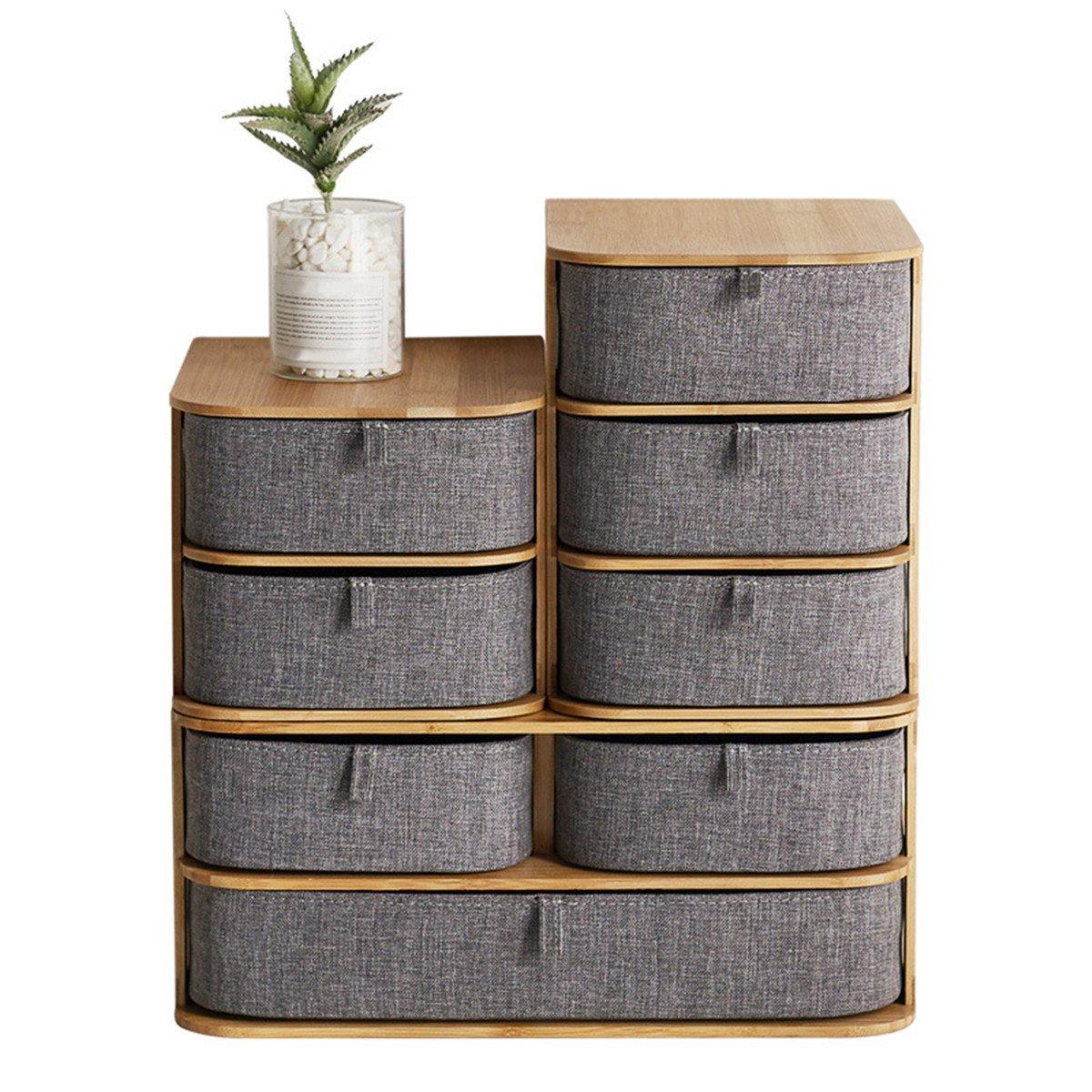 Grey Multi-Layer Mini Bamboo Desktop Drawer Sundries Case Storage Box  Organizer Living Room Decorations Sale - Banggood USA sold out-arrival  notice-arrival notice