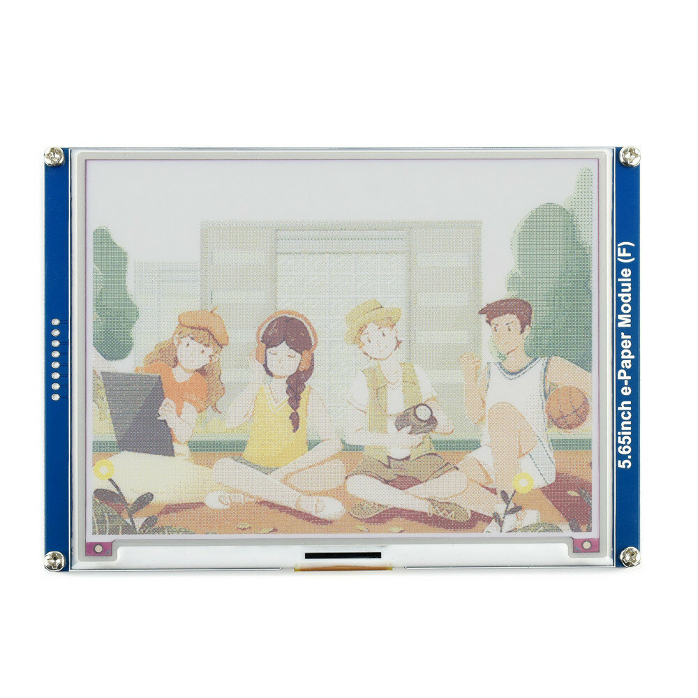 

Waveshare® 5.65 Inch ACeP 7-Color E-Paper E-Ink Raw Display 600×448 Pixels SPI Paper-like Module