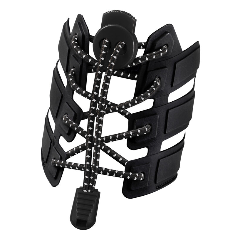IPRee® Dış mekan yansıtıcı tembel ayakkabı bağcıkları elastik bağlama kilit ayakkabı bağları spor koşu