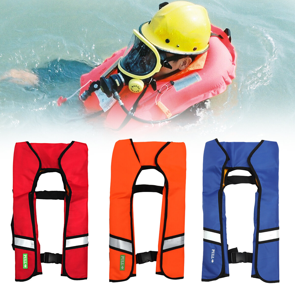 Automatic Inflatable Life Jacket Professional Adult Swiming Fishing Life Vest Swimwear Water Sports 