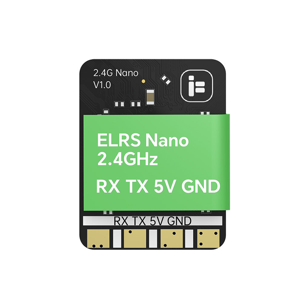 iFlight ExpressLRS ELRS 2.4GHz/868/915MHz Open Source Nano RX Receiver w/ T Antenna for FPV Racing Drone
