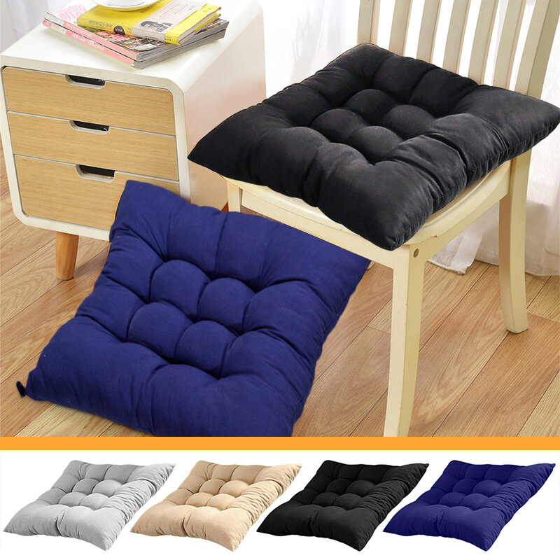 Soft Chair Cushion Square Tatami Cushion Indoor Outdoor Sofa Chair Seat Buttocks Cushion Pillow Pads