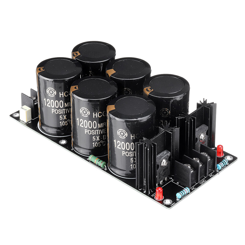 

12000UF 63V 6 Capacitor Welded Schottky Rectifier Filter Power Supply Board Finished Board
