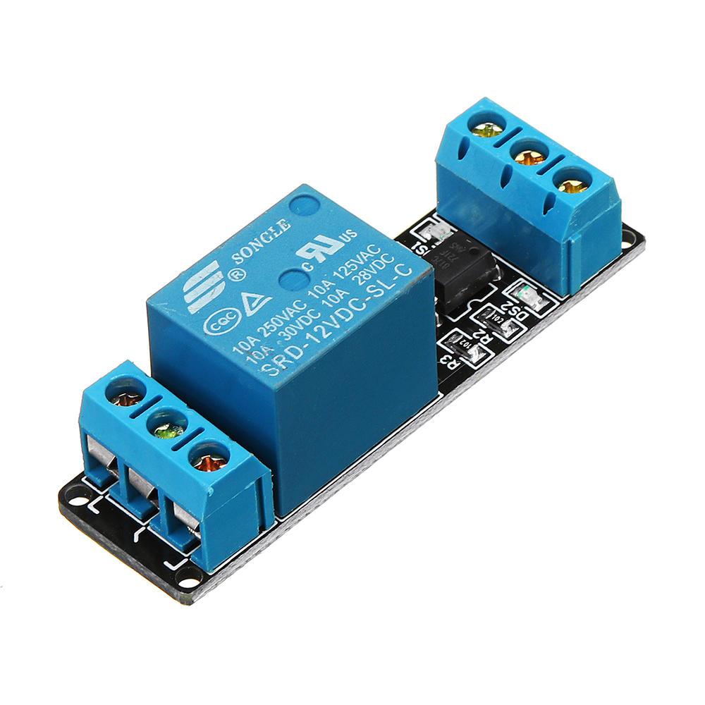 250A 10A DC12V 1CH kanaalrelaismodule Laag niveau Active voor Home Smart PLC Geekcreit voor Arduino 